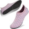 imageWateLves Barefoot Water Shoes for Women Men Travel Slippers Socks House Shoes QuickDry Aqua Socks for Beach Swim Pilates Yoga Dancing Camping Must Haves310FishscalePink