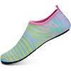 imageWateLves Barefoot Water Shoes for Women Men Travel Slippers Socks House Shoes QuickDry Aqua Socks for Beach Swim Pilates Yoga Dancing Camping Must Haves306Zebras
