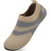 imageWateLves Barefoot Water Shoes for Women Men Travel Slippers Socks House Shoes QuickDry Aqua Socks for Beach Swim Pilates Yoga Dancing Camping Must Haves715Beige