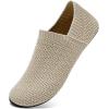 imageWateLves Barefoot Water Shoes for Women Men Travel Slippers Socks House Shoes QuickDry Aqua Socks for Beach Swim Pilates Yoga Dancing Camping Must Haves717Beige