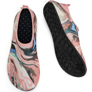 imageWateLves Barefoot Water Shoes for Women Men Travel Slippers Socks House Shoes QuickDry Aqua Socks for Beach Swim Pilates Yoga Dancing Camping Must Haves309Abstract Texture