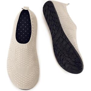 imageWateLves Barefoot Water Shoes for Women Men Travel Slippers Socks House Shoes QuickDry Aqua Socks for Beach Swim Pilates Yoga Dancing Camping Must Haves344Beige