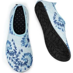 imageWateLves Barefoot Water Shoes for Women Men Travel Slippers Socks House Shoes QuickDry Aqua Socks for Beach Swim Pilates Yoga Dancing Camping Must Haves307Tie Dyed