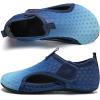 imageWateLves Kids Water Shoes Toddler Barefoot Swim Beach Shoes Girls Boys Breathable Quick Dry Aqua SocksGradient Blue