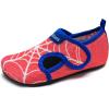 imageWateLves Kids Water Shoes Toddler Barefoot Swim Beach Shoes Girls Boys Breathable Quick Dry Aqua SocksRed Blue