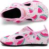imageWateLves Kids Water Shoes Toddler Barefoot Swim Beach Shoes Girls Boys Breathable Quick Dry Aqua SocksWatermelon