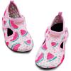 imageWateLves Kids Water Shoes Toddler Barefoot Swim Beach Shoes Girls Boys Breathable Quick Dry Aqua SocksWatermelon