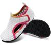 imageWateLves Kids Water Shoes Toddler Barefoot Swim Beach Shoes Girls Boys Breathable Quick Dry Aqua SocksWhite