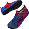 imageWateLves Kids Water Shoes Toddler Barefoot Swim Beach Shoes Girls Boys Breathable Quick Dry Aqua SocksBlue Red