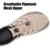 imageWateLves Barefoot Water Shoes Women Men Anti Slip Wide Toe Breathable Walking Shoes Minimalist Zero Drop Sneakers for Beach Travel HikingAbeige