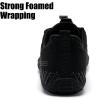 imageWateLves Barefoot Water Shoes Women Men Anti Slip Wide Toe Breathable Walking Shoes Minimalist Zero Drop Sneakers for Beach Travel HikingAblack