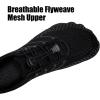 imageWateLves Barefoot Water Shoes Women Men Anti Slip Wide Toe Breathable Walking Shoes Minimalist Zero Drop Sneakers for Beach Travel HikingAblack