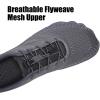 imageWateLves Barefoot Water Shoes Women Men Anti Slip Wide Toe Breathable Walking Shoes Minimalist Zero Drop Sneakers for Beach Travel HikingAdark Grey