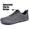 imageWateLves Barefoot Water Shoes Women Men Anti Slip Wide Toe Breathable Walking Shoes Minimalist Zero Drop Sneakers for Beach Travel HikingAdark Grey
