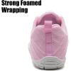 imageWateLves Barefoot Water Shoes Women Men Anti Slip Wide Toe Breathable Walking Shoes Minimalist Zero Drop Sneakers for Beach Travel HikingBpink