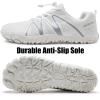 imageWateLves Barefoot Water Shoes Women Men Breathable Wide Width Toe Box Beach Walking Shoes Comfortable Slip On Minimalist Sneakers for Travel HikingAwhite