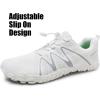 imageWateLves Barefoot Water Shoes Women Men Breathable Wide Width Toe Box Beach Walking Shoes Comfortable Slip On Minimalist Sneakers for Travel HikingAwhite