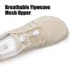 imageWateLves Barefoot Water Shoes Women Men Breathable Wide Width Toe Box Beach Walking Shoes Comfortable Slip On Minimalist Sneakers for Travel HikingBbeige
