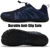 imageWateLves Barefoot Water Shoes Women Men Breathable Wide Width Toe Box Beach Walking Shoes Comfortable Slip On Minimalist Sneakers for Travel HikingBblue