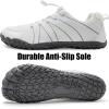imageWateLves Barefoot Water Shoes Women Men Breathable Wide Width Toe Box Beach Walking Shoes Comfortable Slip On Minimalist Sneakers for Travel HikingBwhite