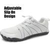imageWateLves Barefoot Water Shoes Women Men Breathable Wide Width Toe Box Beach Walking Shoes Comfortable Slip On Minimalist Sneakers for Travel HikingBwhite