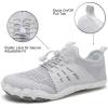 imageWateLves Barefoot Water Shoes for Women Men Quick Dry Aqua Swim Shoes for Outdoor Fishing Beach Pool Boat Surfing WalkingAll White