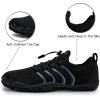 imageWateLves Barefoot Water Shoes for Women Men Quick Dry Aqua Swim Shoes for Outdoor Fishing Beach Pool Boat Surfing WalkingBlack