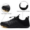 imageWateLves Barefoot Water Shoes for Women Men Quick Dry Aqua Swim Shoes for Outdoor Fishing Beach Pool Boat Surfing WalkingBlackWhite