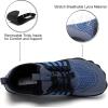 imageWateLves Barefoot Water Shoes for Women Men Quick Dry Aqua Swim Shoes for Outdoor Fishing Beach Pool Boat Surfing WalkingGrayBlue