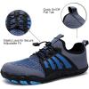 imageWateLves Barefoot Water Shoes for Women Men Quick Dry Aqua Swim Shoes for Outdoor Fishing Beach Pool Boat Surfing WalkingGrayBlue