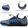 imageWateLves Barefoot Water Shoes for Women Men Quick Dry Aqua Swim Shoes for Outdoor Fishing Beach Pool Boat Surfing WalkingGrayBlue