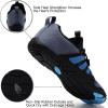 imageWateLves Barefoot Water Shoes for Women Men Quick Dry Aqua Swim Shoes for Outdoor Fishing Beach Pool Boat Surfing WalkingGrayBlue