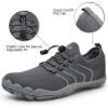 imageWateLves Barefoot Water Shoes for Women Men Quick Dry Aqua Swim Shoes for Outdoor Fishing Beach Pool Boat Surfing WalkingGrey