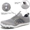 imageWateLves Barefoot Water Shoes for Women Men Quick Dry Aqua Swim Shoes for Outdoor Fishing Beach Pool Boat Surfing WalkingLight Gray
