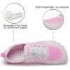 imageWateLves Barefoot Water Shoes for Women Men Quick Dry Aqua Swim Shoes for Outdoor Fishing Beach Pool Boat Surfing WalkingWhite Pink