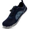 imageWateLves Barefoot Water Shoes for Women Men Wide Toe QuickDry Lightweight Mesh Breathable Aqua Shoes with Drainage Holes for Beach Swim Yoga Exercise Surf Pool BoatNavy Blue