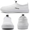 imageWateLves Water Shoes for Men and Women  QuickDry MultiPurpose Casual Water Sneakers SlipOn with Drainage Holes  Lightweight NonSlip Aqua Shoes for Outdoor Water SportsMeshWhite