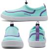 imageWateLves Water Shoes for Men and Women  QuickDry MultiPurpose Casual Water Sneakers SlipOn with Drainage Holes  Lightweight NonSlip Aqua Shoes for Outdoor Water SportsGreenPurple