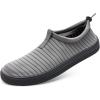 imageWateLves Water Shoes for Men and Women  QuickDry MultiPurpose Casual Water Sneakers SlipOn with Drainage Holes  Lightweight NonSlip Aqua Shoes for Outdoor Water SportsDark Grey