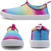 imageWateLves Water Shoes for Men and Women  QuickDry MultiPurpose Casual Water Sneakers SlipOn with Drainage Holes  Lightweight NonSlip Aqua Shoes for Outdoor Water SportsRainbow