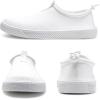 imageWateLves Water Shoes for Men and Women  QuickDry MultiPurpose Casual Water Sneakers SlipOn with Drainage Holes  Lightweight NonSlip Aqua Shoes for Outdoor Water SportsWhite