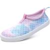 imageWateLves Water Shoes for Men and Women  QuickDry MultiPurpose Casual Water Sneakers SlipOn with Drainage Holes  Lightweight NonSlip Aqua Shoes for Outdoor Water SportsPink Fish Scale