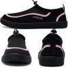 imageWateLves Water Shoes for Men and Women  QuickDry MultiPurpose Casual Water Sneakers SlipOn with Drainage Holes  Lightweight NonSlip Aqua Shoes for Outdoor Water SportsBlackPink
