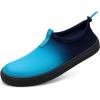 imageWateLves Water Shoes for Men and Women  QuickDry MultiPurpose Casual Water Sneakers SlipOn with Drainage Holes  Lightweight NonSlip Aqua Shoes for Outdoor Water SportsGradient Blue