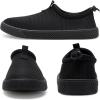 imageWateLves Water Shoes for Men and Women  QuickDry MultiPurpose Casual Water Sneakers SlipOn with Drainage Holes  Lightweight NonSlip Aqua Shoes for Outdoor Water SportsStriped Black