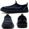imageWateLves Water Shoes for Men and Women  QuickDry MultiPurpose Casual Water Sneakers SlipOn with Drainage Holes  Lightweight NonSlip Aqua Shoes for Outdoor Water SportsBlackBlue
