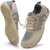 imageWateLves Barefoot Water Shoes for Women Men Quick Dry Aqua Swim Shoes for Outdoor Fishing Beach Pool Boat Surfing WalkingBeige