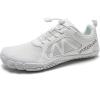 imageWateLves Barefoot Water Shoes for Women Men Wide Toe QuickDry Lightweight Mesh Breathable Aqua Shoes with Drainage Holes for Beach Swim Yoga Exercise Surf Pool BoatWhite