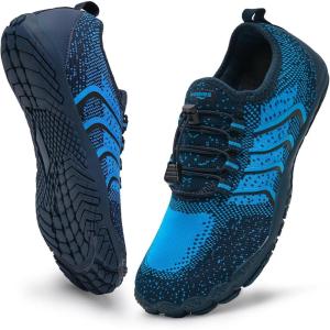 imageWateLves Barefoot Water Shoes for Women Men Quick Dry Aqua Swim Shoes for Outdoor Fishing Beach Pool Boat Surfing WalkingNavy