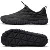 imageWateLves Barefoot Water Shoes Women Men Breathable Wide Toe Slip On Beach Walking Shoes Comfortable Travel Minimalist Zero Drop SneakersBlack
